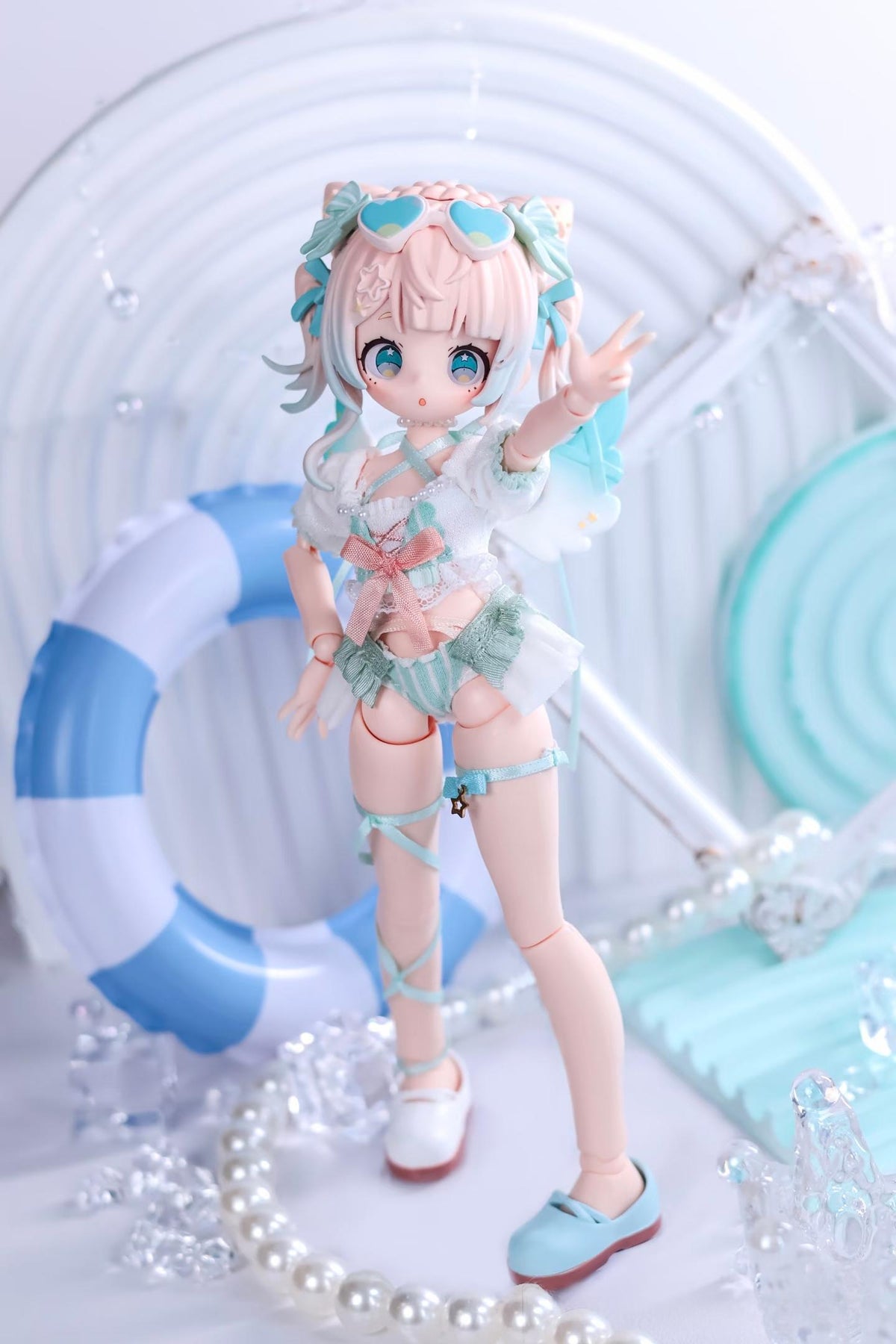 Sugary Girls シリーズ MJD ブラインドドール 1/8スケール 約18cm 可動関節 着せ替え人形（ランダム1体）