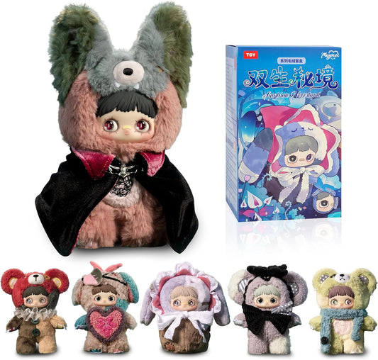 日本国内送料無料｜MayMei 双生秘境シリーズ ぬいぐるみ｜マグネット式パーツ 四肢可動｜ (6個入)