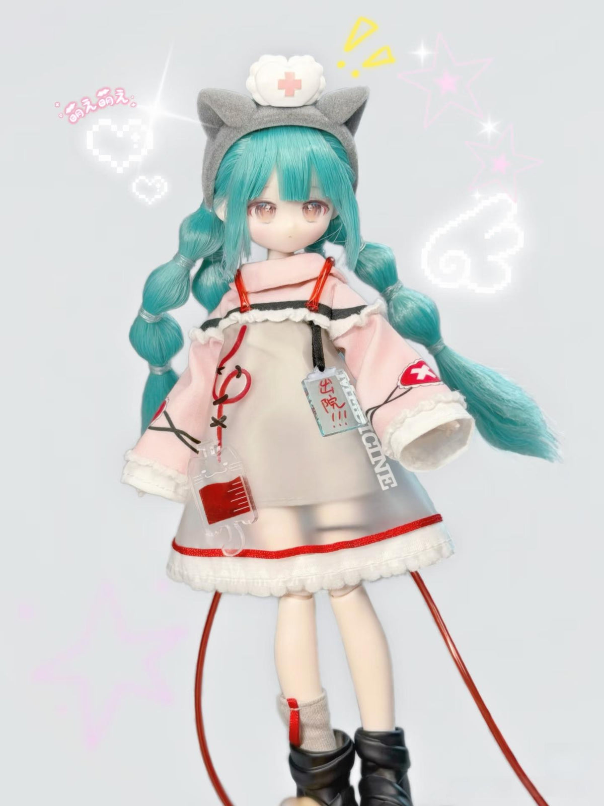 可愛い怪談シリーズ BJD ブラインドドール 1/8スケール 約20cm 全身可動 植毛ヘア 着せ替え人形（ランダム1体）