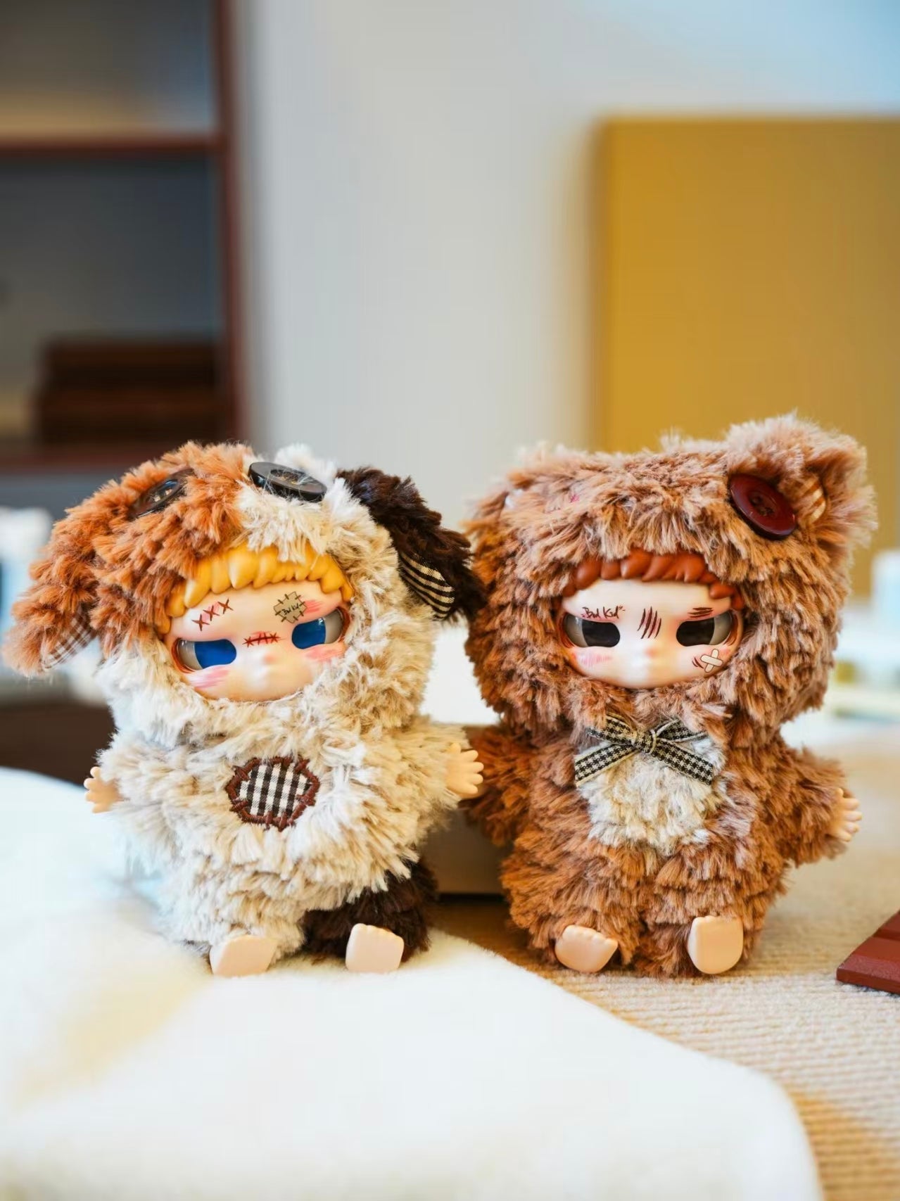 Bad Kid Kippo Rebel Paradise Plush Blind Box | Kawaii Anime-Style Plush Doll | Soft Fluffy Mascot with Animal Costume & Scar Makeup | 6 Regular Designs + 1 Secret