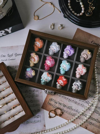 Yooki Moe Tsubu Candy Bomb Blind Box Figures – Mini PVC Collectibles, 4pcs Random Set