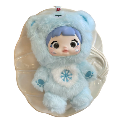 Nomm「Cute Never Closing」系列絨毛盲盒，全部7款，16-18cm，聖誕/生日禮物、收藏或桌面擺飾首選（隨機款）