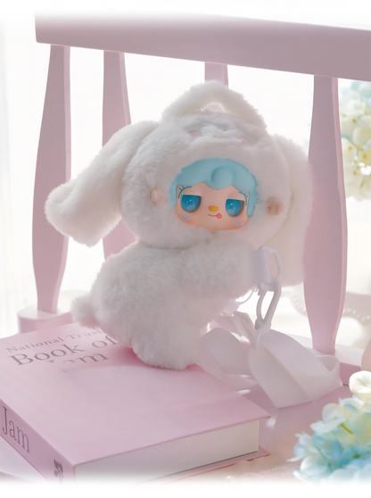 Yooki 8th Generation “I’m Here With You” Series Plush Coin Pouch Blind Box Official Edition Approx. 21cm Soft Healing Texture with Keychain Charm 6 Regular Designs plus 1 Secret Edition Perfect for Collecting and Gifting