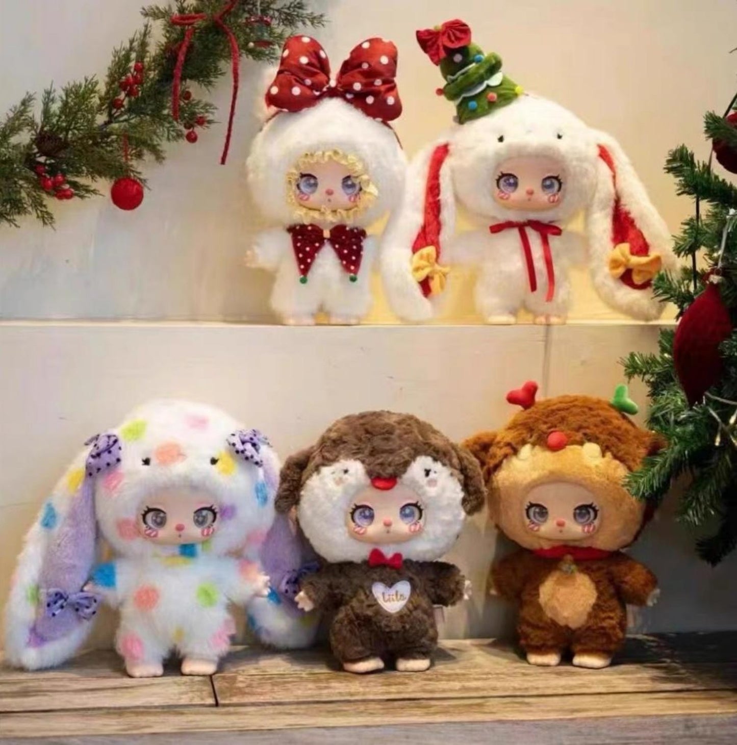 LIILA TOYS Zoo 600% Series Plush Blind Box | Designer Toy Style · 600% Oversized Figure | Soft Animal Costume Design with Glossy Doll Eyes & Sculpted Face | 12 Styles | Perfect for Gifts & Desk Display