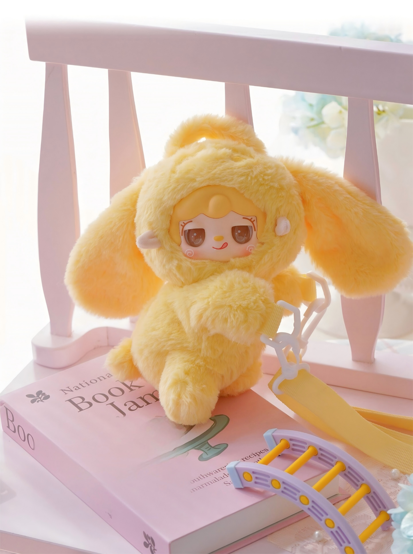 Yooki 8th Generation “I’m Here With You” Series Plush Coin Pouch Blind Box Official Edition Approx. 21cm Soft Healing Texture with Keychain Charm 6 Regular Designs plus 1 Secret Edition Perfect for Collecting and Gifting