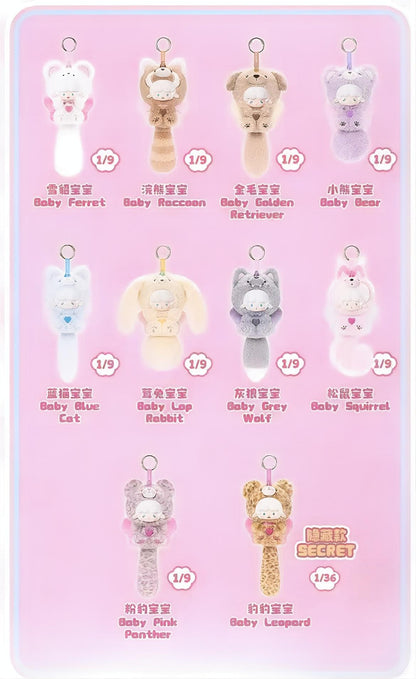 Curly Sheep Big Tail Animal Friends Series Blind Box Collectible Figures | Cute Animal Characters with Fluffy Big Tail Design | 9 Regular + 1 Secret | Official Authentic | Birthday & Christmas Gift Desktop Decor