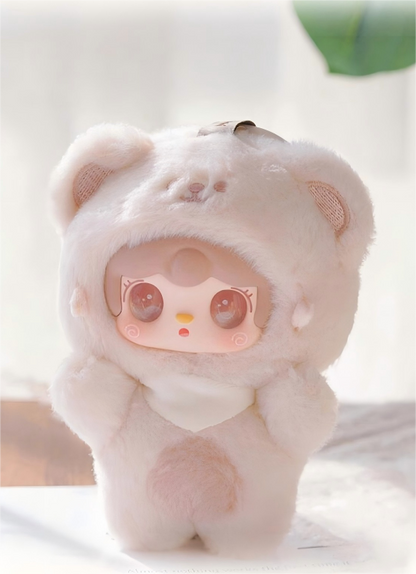 Yooki Bite-Me Bear Plush Blind Box – 10cm Plush Mascot, Random 1 of 8 Designs, Collectible Desk Decor