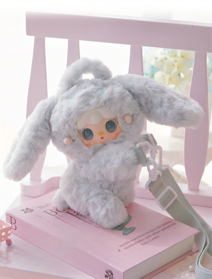 Yooki 8th Generation “I’m Here With You” Series Plush Coin Pouch Blind Box Official Edition Approx. 21cm Soft Healing Texture with Keychain Charm 6 Regular Designs plus 1 Secret Edition Perfect for Collecting and Gifting