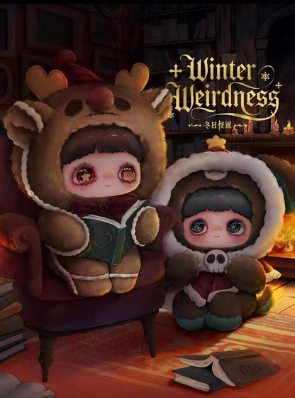 MayMei Winter Spooky Series Plush Blind Box Figurines｜Approx. 20–22cm｜Winter Limited Edition Birthday Gift Christmas Style｜7 styles available, 1 randomly selected｜Collectible Decoration