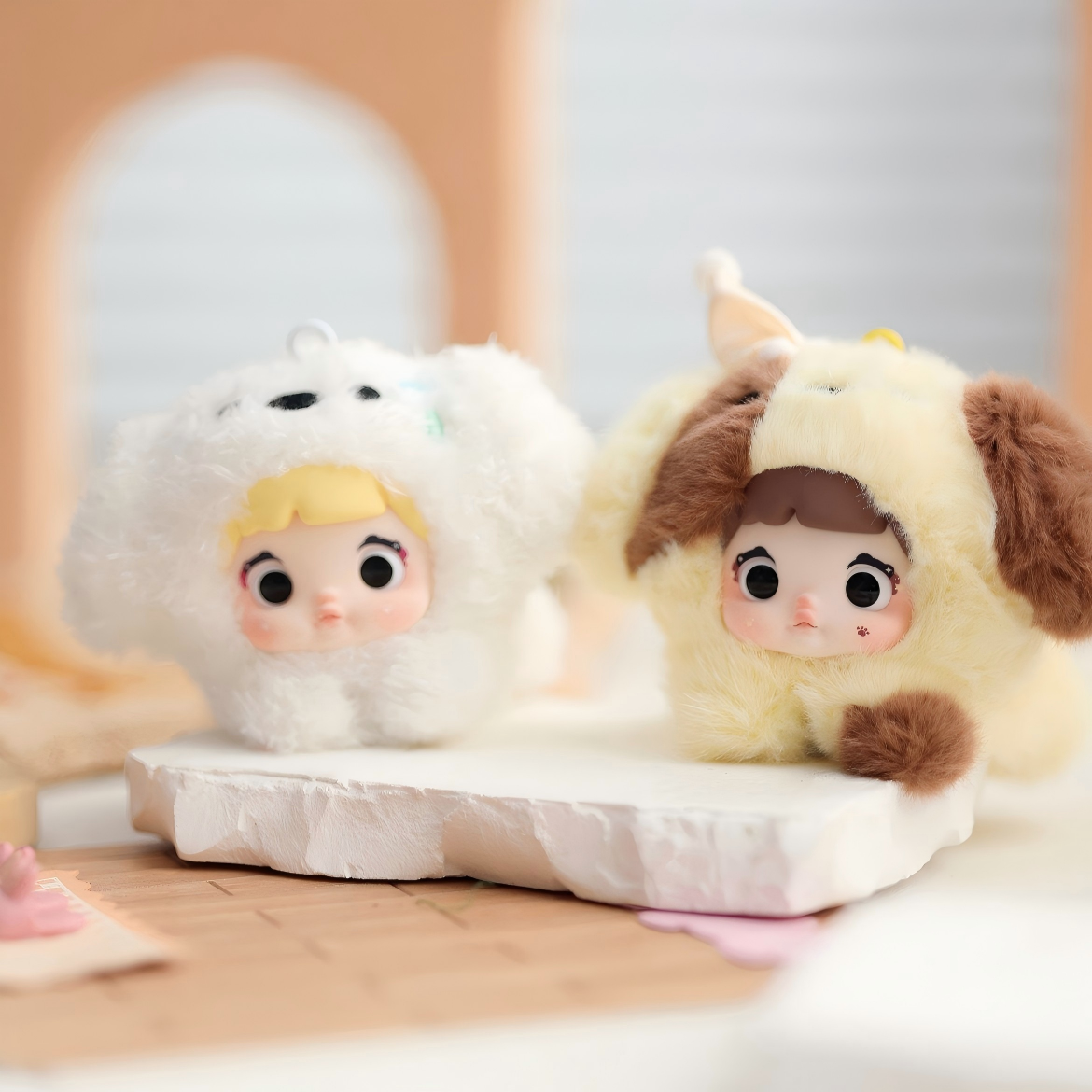 Nommi Plush Baby Series Blind Box｜Cute Mini Figures (8-9.5cm)｜8 Types + 2 Secret｜Perfect for Gifts｜Random Delivery of 1 Item