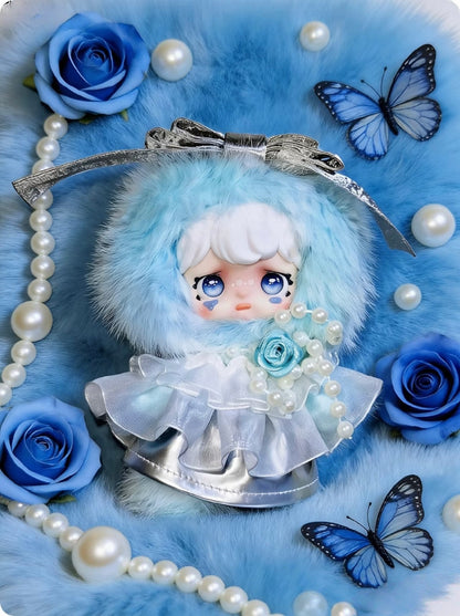 Yomi Rose Nocturne Blind Box Plush – 12cm Vinyl Face Doll with Interchangeable Eyes & Outfit