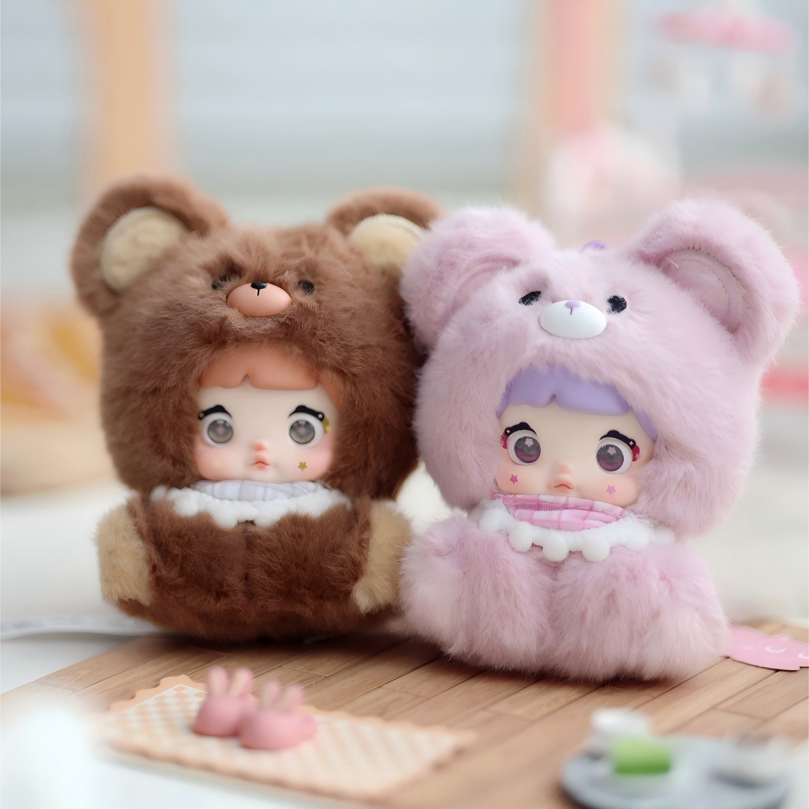Nommi Plush Baby Series Blind Box｜Cute Mini Figures (8-9.5cm)｜8 Types + 2 Secret｜Perfect for Gifts｜Random Delivery of 1 Item