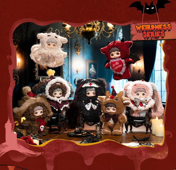 MayMei Winter Spooky Series Plush Blind Box Figurines｜Approx. 20–22cm｜Winter Limited Edition Birthday Gift Christmas Style｜7 styles available, 1 randomly selected｜Collectible Decoration