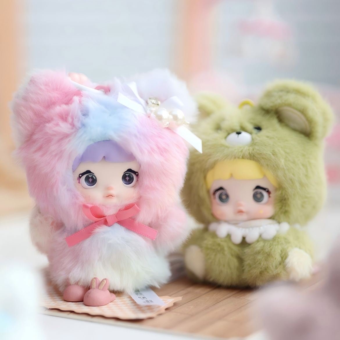 Nommi Plush Baby Series Blind Box｜Cute Mini Figures (8-9.5cm)｜8 Types + 2 Secret｜Perfect for Gifts｜Random Delivery of 1 Item