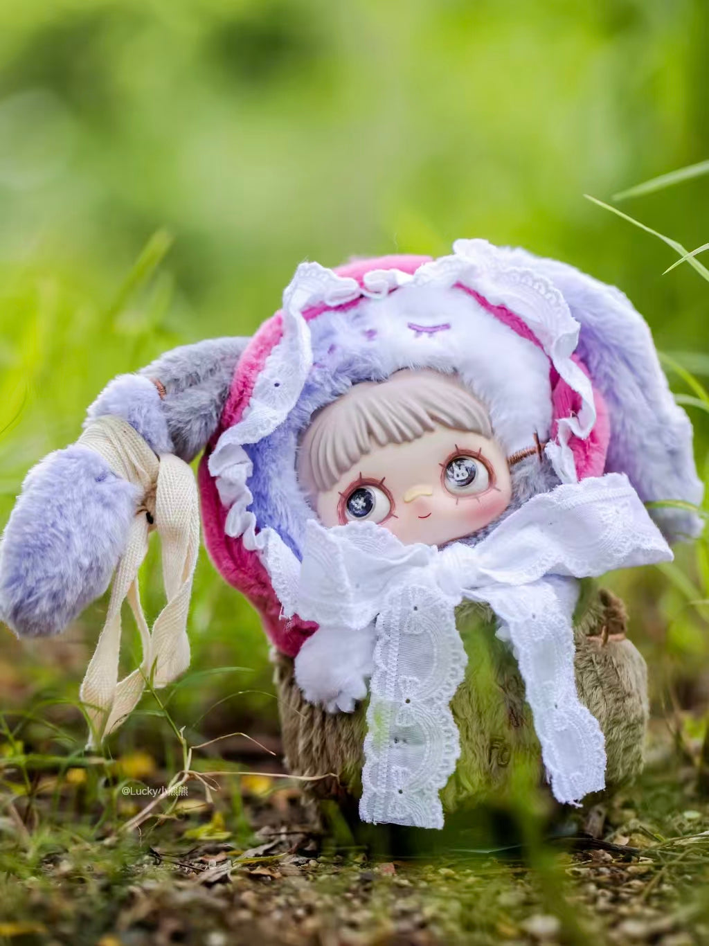 MayMei Twin Realm Series Plush 6-Piece Set – Official Designer Toy Blind Box Collection with Magnetic Details