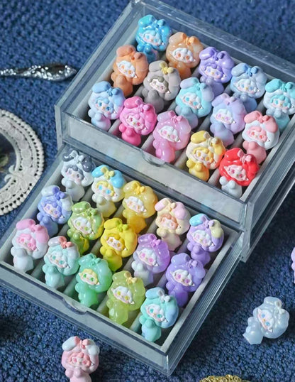 Yooki Moe Tsubu Candy Bomb Blind Box Figures – Mini PVC Collectibles, 4pcs Random Set