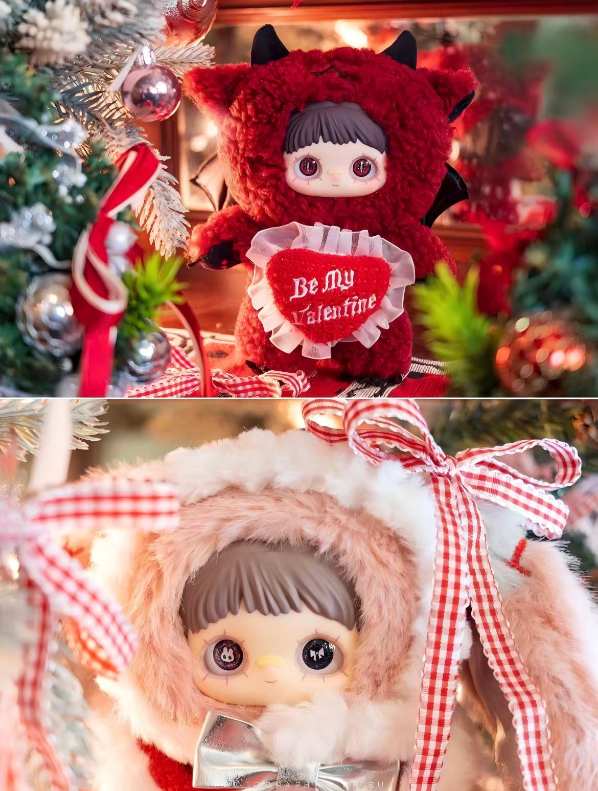 MayMei Winter Spooky Series Plush Blind Box Figurines｜Approx. 20–22cm｜Winter Limited Edition Birthday Gift Christmas Style｜7 styles available, 1 randomly selected｜Collectible Decoration