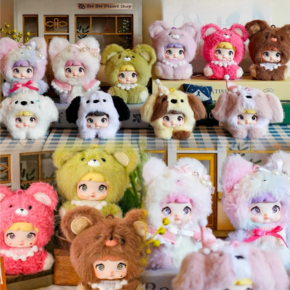 Nommi Plush Baby Series Blind Box｜Cute Mini Figures (8-9.5cm)｜8 Types + 2 Secret｜Perfect for Gifts｜Random Delivery of 1 Item