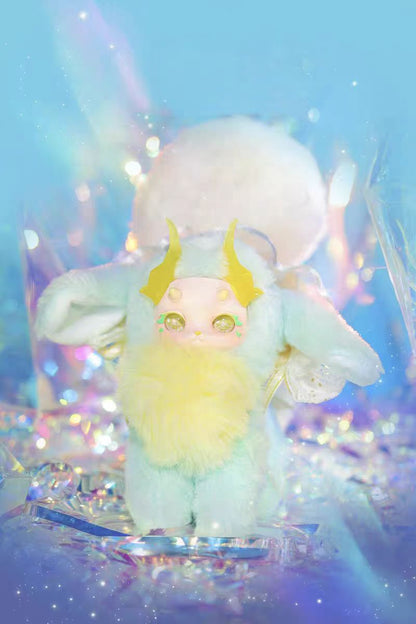Bunny Dragon Gen 3 Crystal Fantasy Plush Blind Box | Vinyl Face Soft Plush | 6 Designs + Secret | Cute Gift