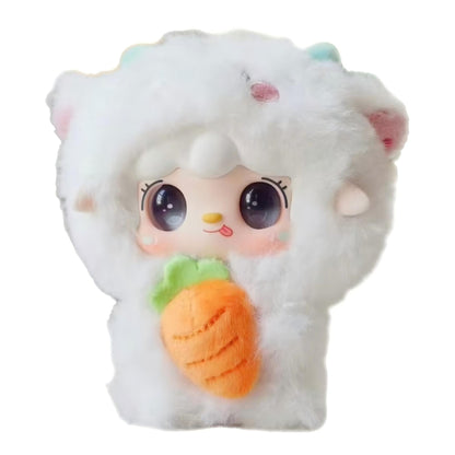 YOOKI Hugging Gourmet Series Blind Box Plush Keychain | Random 2 Pieces | 9 Designs incl. Secret | Scented Mini Plush with Odd-Eye Characters | Approx. 10cm Designer Collectible