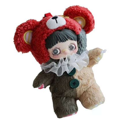 MayMei Twin Realm Series Plush 6-Piece Set – Official Designer Toy Blind Box Collection with Magnetic Details