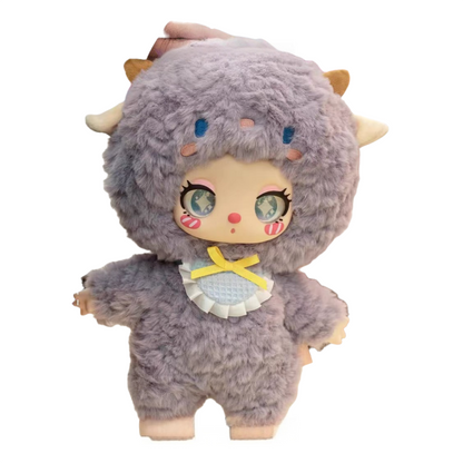 LIILA TOYS Zoo 600% Series Plush Blind Box | Designer Toy Style · 600% Oversized Figure | Soft Animal Costume Design with Glossy Doll Eyes & Sculpted Face | 12 Styles | Perfect for Gifts & Desk Display