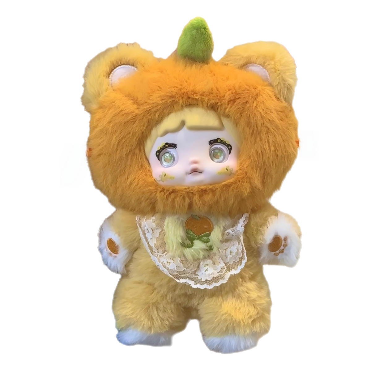 Nommi "Interesting Fruit" Series｜Official Plush Doll｜Fruit x Animal Design, Fine Embroidery, Luxury Plush｜Rotating Eyes for Expression Change｜Blind Box/Full Set｜Perfect for Birthday/Christmas Gifts (Random 1)