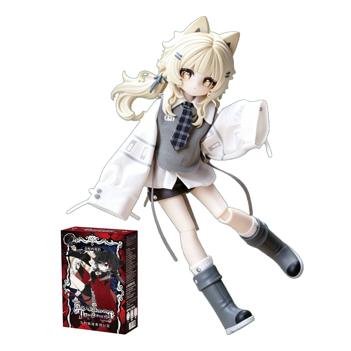 失控軌跡-輪廻シリーズ BJD ブラインドドール 1/8スケール 約20cm 全身可動 着せ替え人形（ランダム1体）