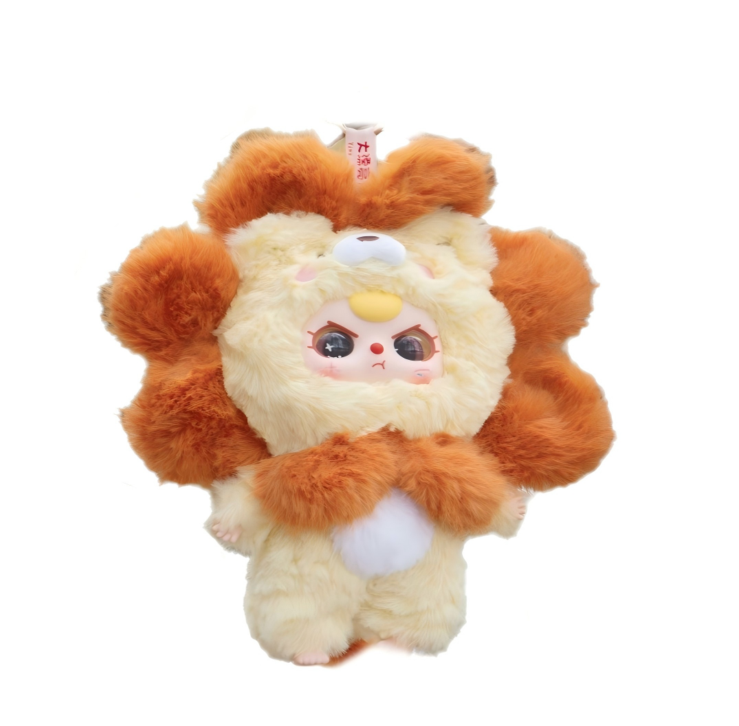 Baby Three “I’m Not a Warrior” Series Blind Box Designer Toy｜Cute Animal Look × Anti-Hero Martial Style Official Licensed Product｜10 Regular Designs + 1 Secret｜Collectible Desk Decor Christmas & Birthday Gift