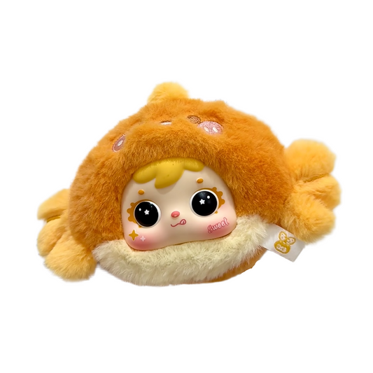 Samuel  “Ocean Parade” Plush Blind Box Collection｜Chibi Ocean Friends × Ultra-Soft Cozy Design Official Licensed Edition｜7 Designs Total (Including Secret)｜Random Blind Box Collectible Desk Display Christmas & Birthday Gift