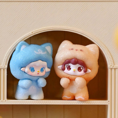 Yooki “Cat Encounter” Series Mini Blind Box Figures | Official Licensed PVC Cat Costume Design | 32 Styles Total (22 Regular + 6 Surprise 7.5% + 4 Secret 0.83%) | Designer Toy Collectible Desk Display Gift