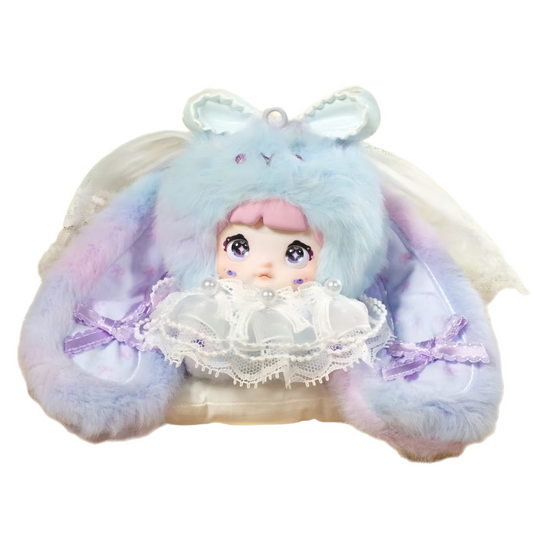 Nommi Mibao Sweet Bunny Plush Blind Box – Designer Toy Bunny Pendant with Rotating Eyes