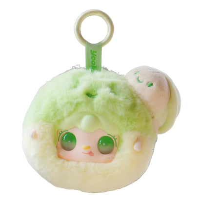 Yooki Ocean Baby Plush Keychain | Blind Box Collectible Mini Mascot | Soft Plush & PVC Face, 10 Characters