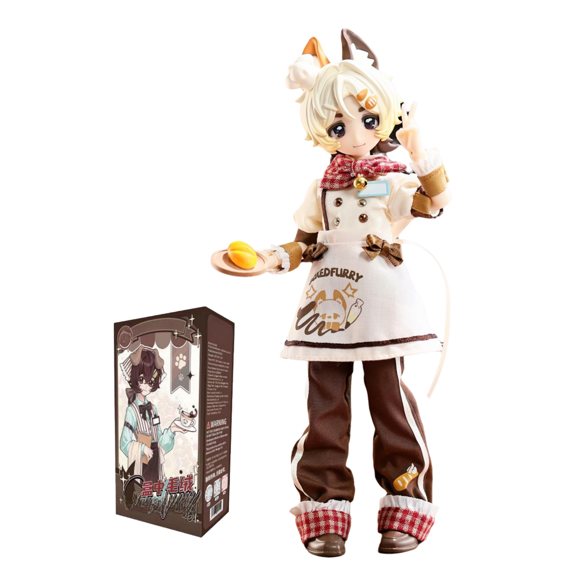 箱入りファーシリーズ BJD ブラインドドール 1/8スケール 約20cm 全身可動 着せ替え人形（ランダム1体）