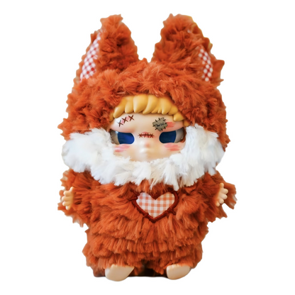 Bad Kid Kippo Rebel Paradise Plush Blind Box | Kawaii Anime-Style Plush Doll | Soft Fluffy Mascot with Animal Costume & Scar Makeup | 6 Regular Designs + 1 Secret