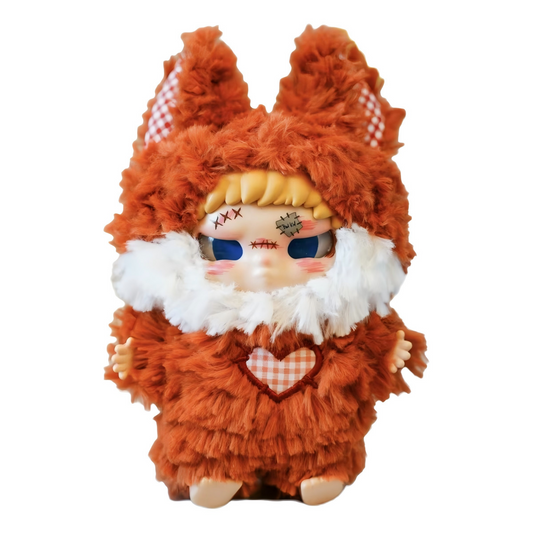 Bad Kid Kippo Rebel Paradise Plush Blind Box | Kawaii Anime-Style Plush Doll | Soft Fluffy Mascot with Animal Costume & Scar Makeup | 6 Regular Designs + 1 Secret