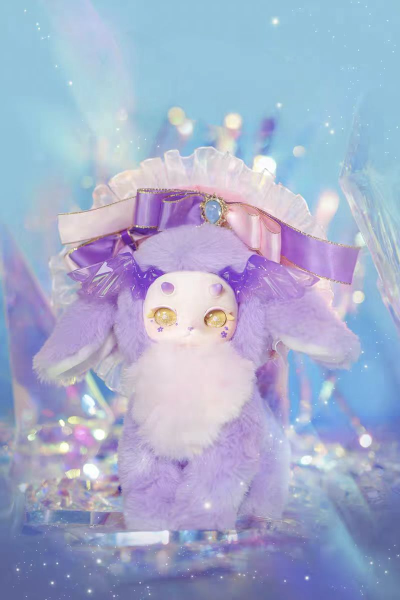 Bunny Dragon Gen 3 Crystal Fantasy Plush Blind Box | Vinyl Face Soft Plush | 6 Designs + Secret | Cute Gift