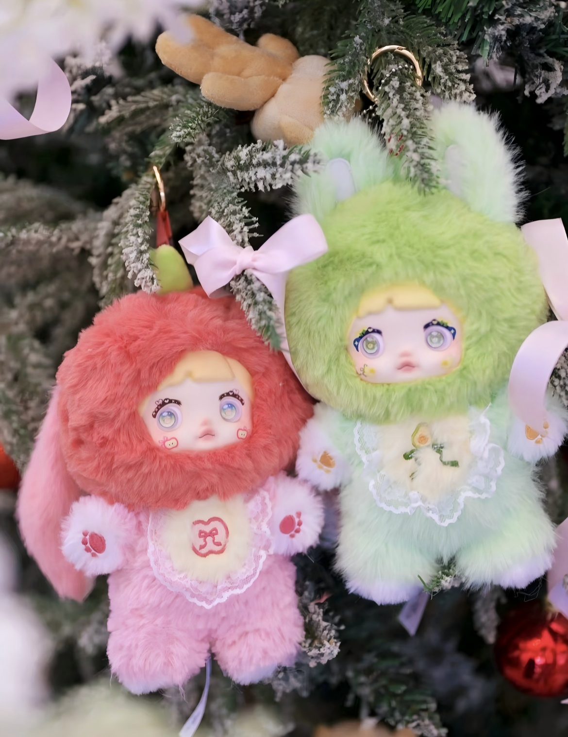 Nommi "Interesting Fruit" Series｜Official Plush Doll｜Fruit x Animal Design, Fine Embroidery, Luxury Plush｜Rotating Eyes for Expression Change｜Blind Box/Full Set｜Perfect for Birthday/Christmas Gifts (Random 1)