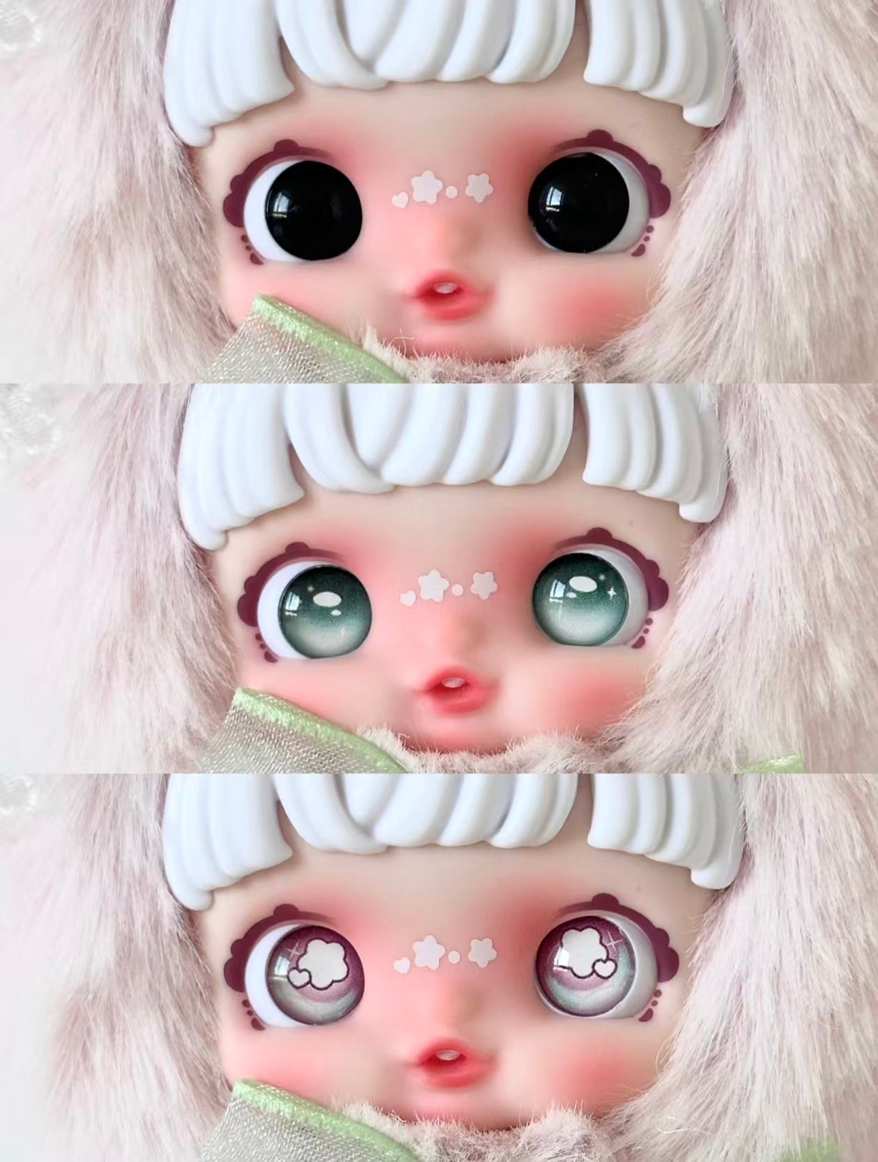 Yomi Rose Nocturne Blind Box Plush – 12cm Vinyl Face Doll with Interchangeable Eyes & Outfit