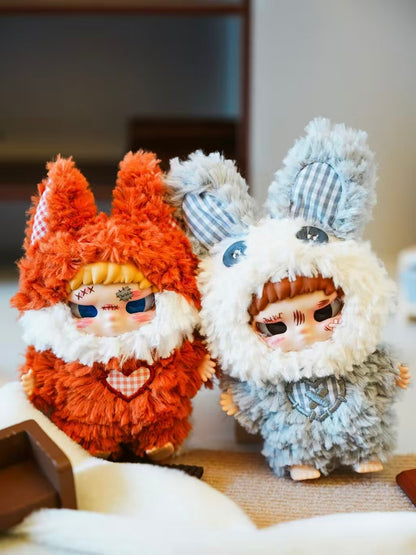 Bad Kid Kippo Rebel Paradise Plush Blind Box | Kawaii Anime-Style Plush Doll | Soft Fluffy Mascot with Animal Costume & Scar Makeup | 6 Regular Designs + 1 Secret