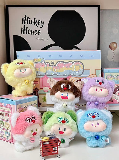 Runa Sweet Cat Park Plush Blind Box | Vinyl Face Fluffy Cat Plush | 13cm | 6 Designs + Secret | Cute Gift