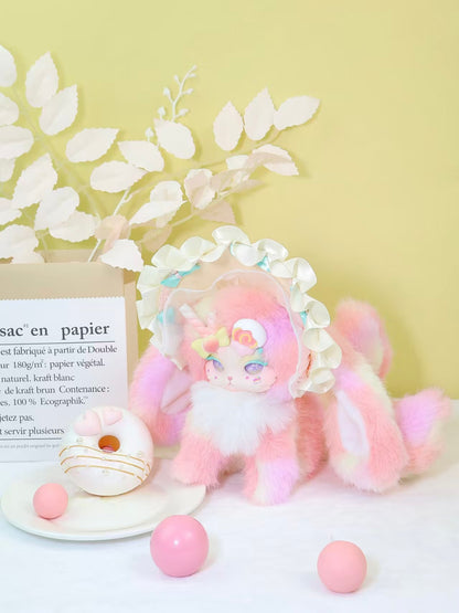 Bunny Dragon Gen 4 Sweet Honey Star Plush Blind Box | Vinyl Face Soft Plush Doll | 18cm | 6 Designs + Secret | Cute Gift