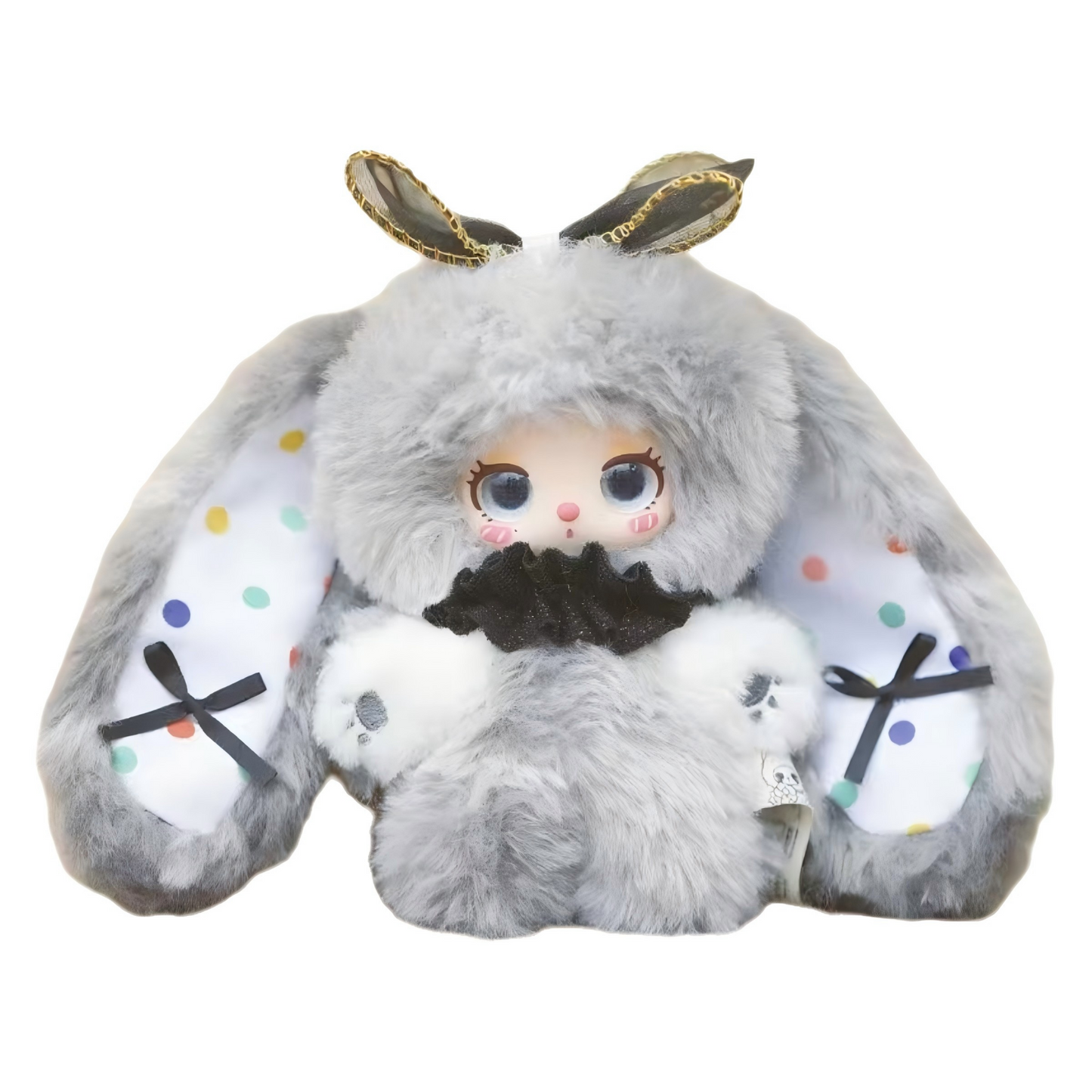 LIILA TOYS レインボーキャンディラビット ぬいぐるみキーホルダー｜全14種・約8cm バッグチャーム