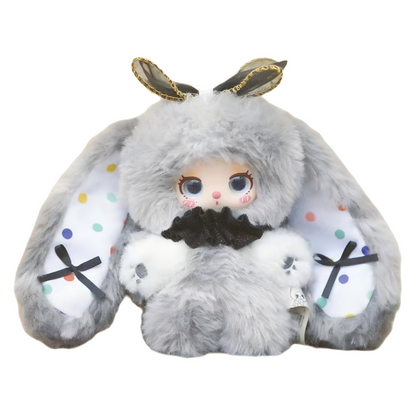 LIILA TOYS レインボーキャンディラビット ぬいぐるみキーホルダー｜全14種・約8cm バッグチャーム