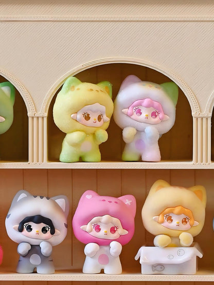 Yooki “Cat Encounter” Series Mini Blind Box Figures | Official Licensed PVC Cat Costume Design | 32 Styles Total (22 Regular + 6 Surprise 7.5% + 4 Secret 0.83%) | Designer Toy Collectible Desk Display Gift