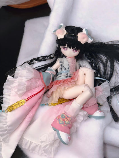 可愛い怪談シリーズ BJD ブラインドドール 1/8スケール 約20cm 全身可動 植毛ヘア 着せ替え人形（ランダム1体）