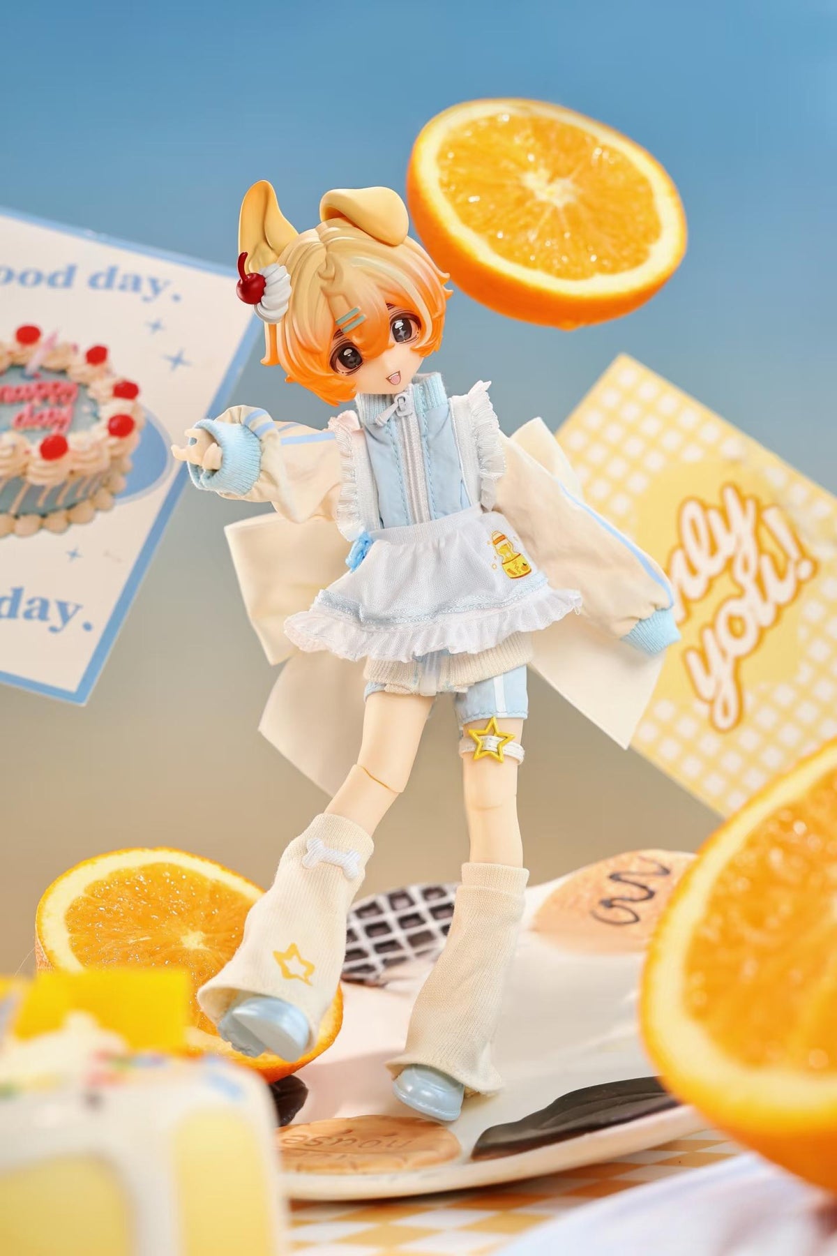 箱入りファーシリーズ BJD ブラインドドール 1/8スケール 約20cm 全身可動 着せ替え人形（ランダム1体）