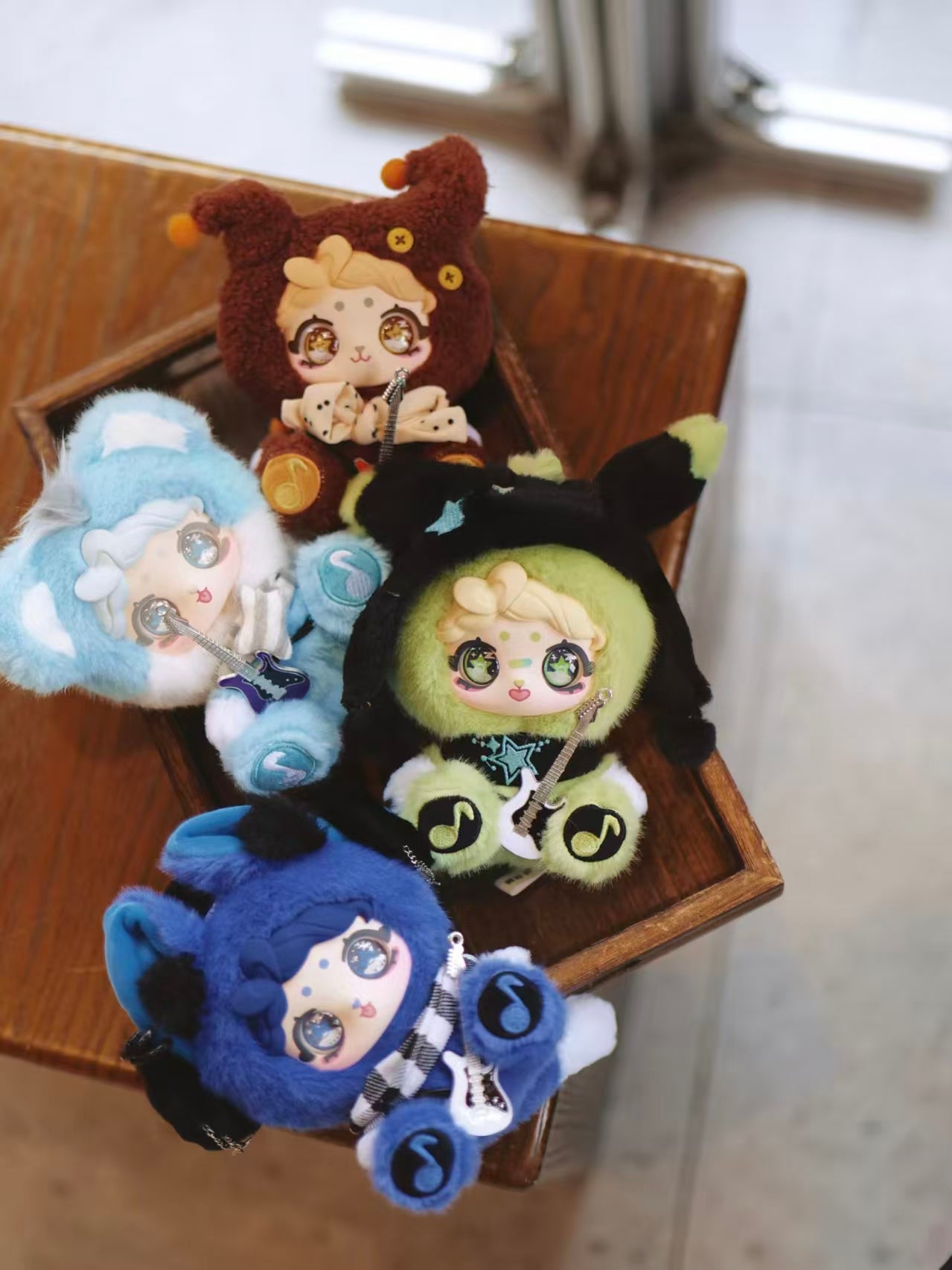 INGS PENGPENG Brown Sugar Band Plush Blind Box – Music Designer Collectibles (8 Regular + 1 Secret)