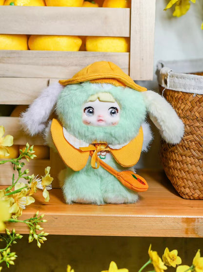 Nommi Puppy Diary Series Plush Mascot & Keychain – Blind Box Collectible Puppy with Interchangeable Eyes