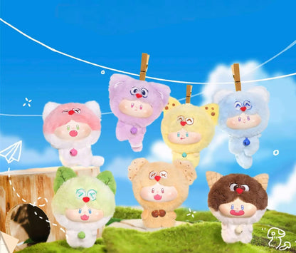 Runa Sweet Cat Park Plush Blind Box | Vinyl Face Fluffy Cat Plush | 13cm | 6 Designs + Secret | Cute Gift